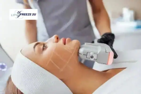 image of HIFU Greater Manchester treatment in progress.
