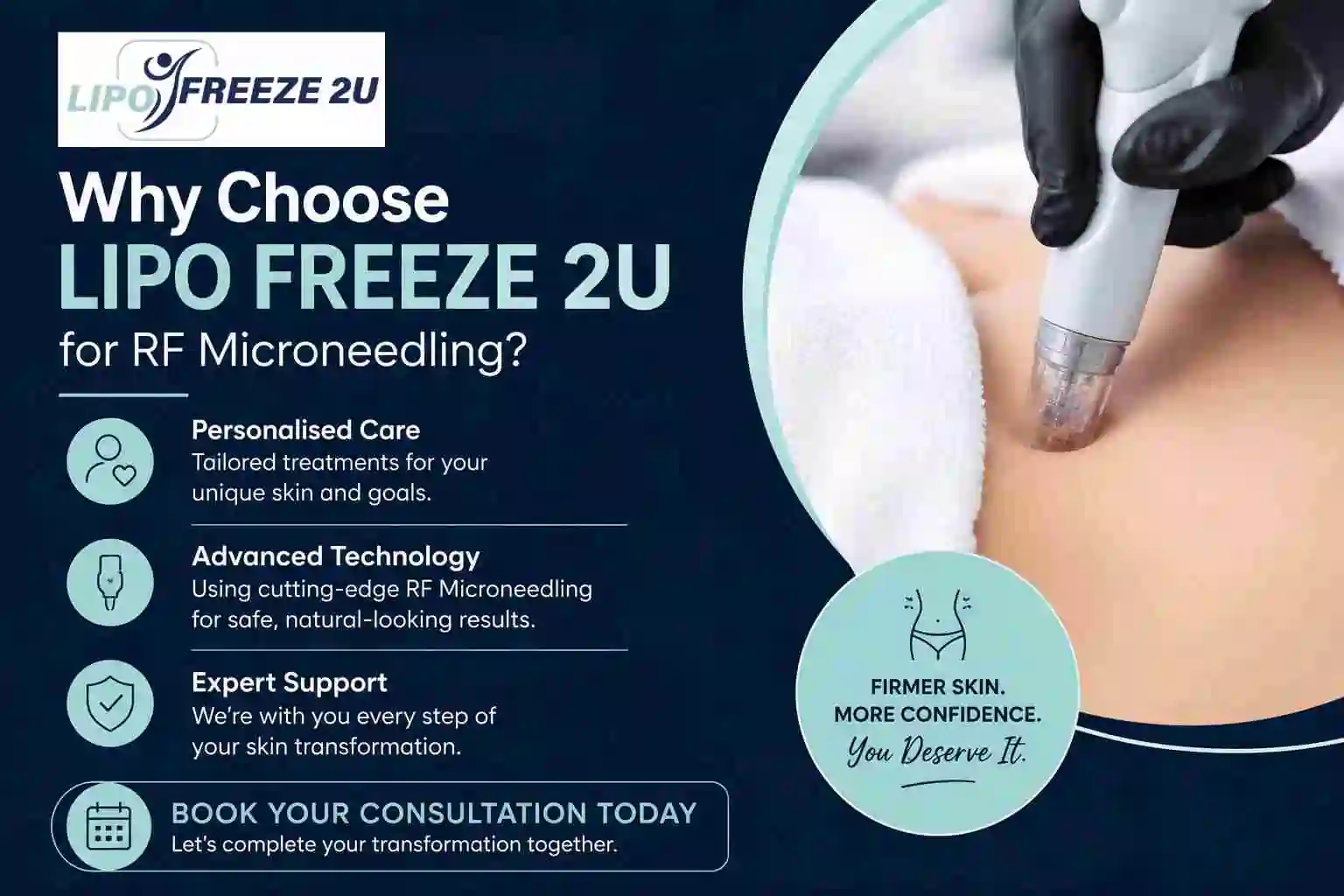 Why Choose LIPO FREEZE 2U for RF Microneedling Greater Manchester?